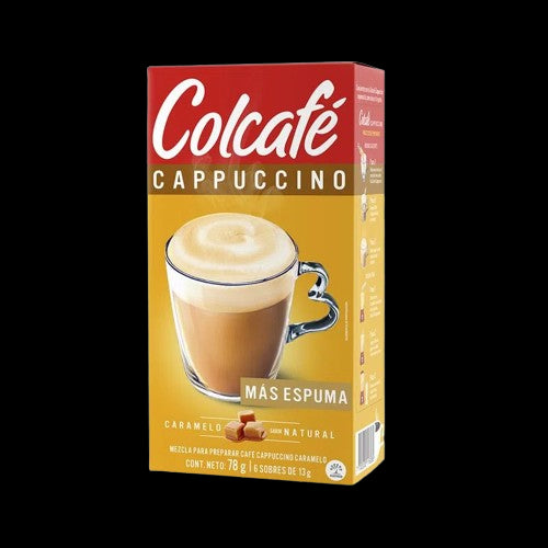 CAFÉ CAPPUCCINO COLCAFE 6U 13G CARAMELO